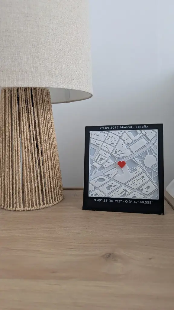 Cuadro mapa 3D