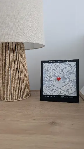 Cuadro mapa 3D